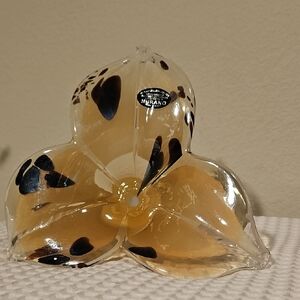 Murano Glass Flower Sculpture